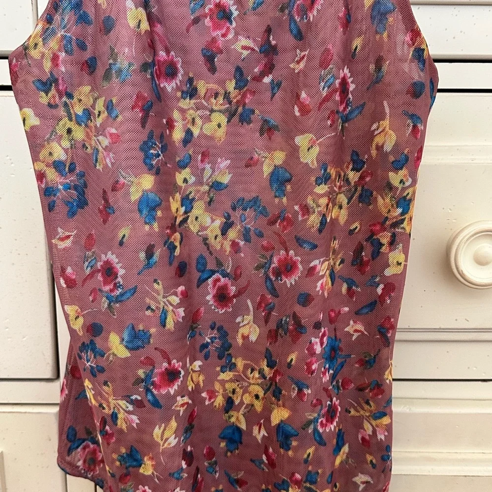 Floral mesh body suit - Picture 2 of 4